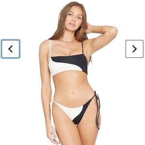NWT L*SPACE Color Block Dani Bikini Set Size Small